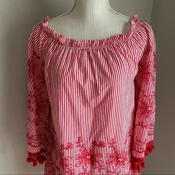 Velzera Embroidered with Fringe Dress Size:‎ M - Picture 7 of 10